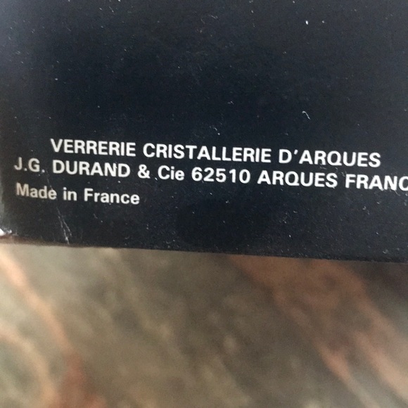 Courcelles crystal ash tray - Picture 4 of 4